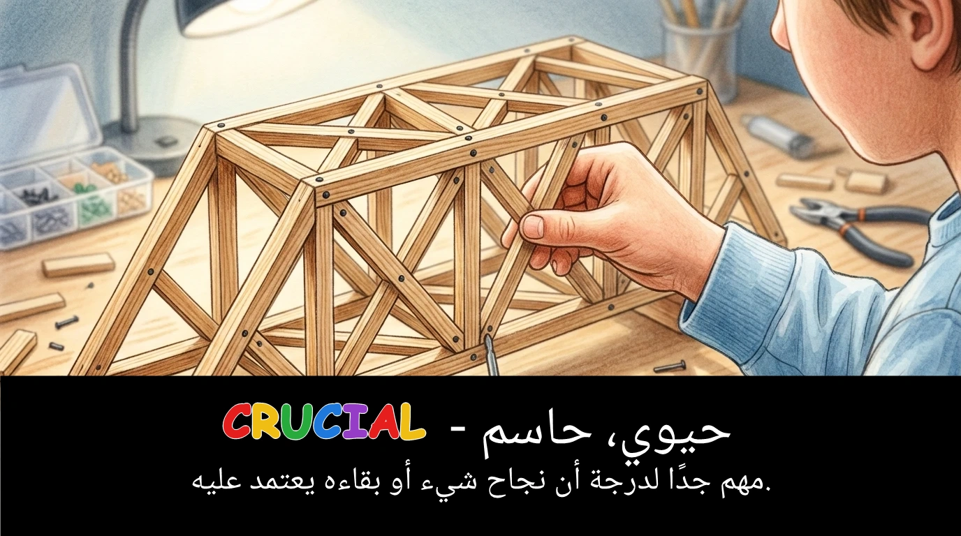 Arabic Illustration for crucial